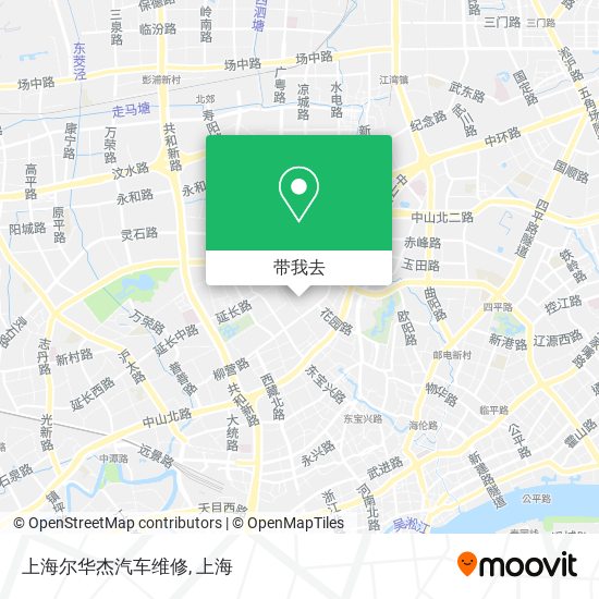 上海尔华杰汽车维修地图