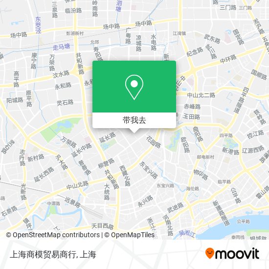 上海商模贸易商行地图