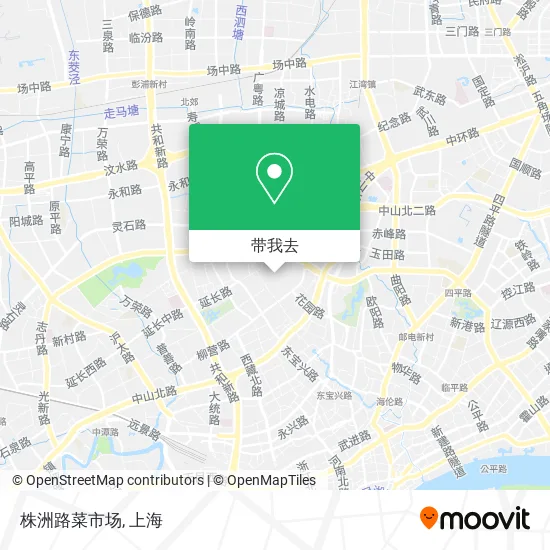 株洲路菜市场地图
