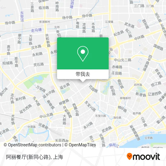 阿丽餐厅(新同心路)地图