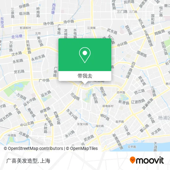 广喜美发造型地图