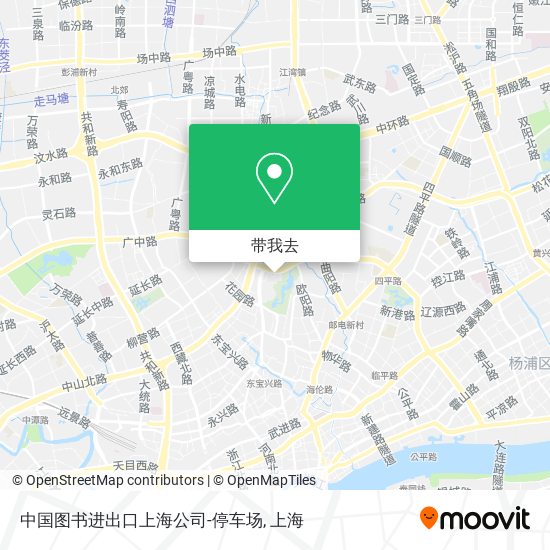 中国图书进出口上海公司-停车场地图