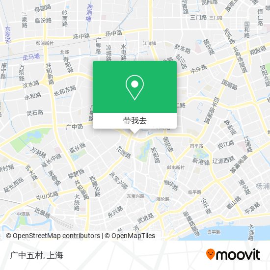 广中五村地图