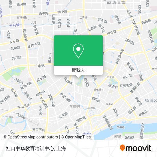 虹口中华教育培训中心地图