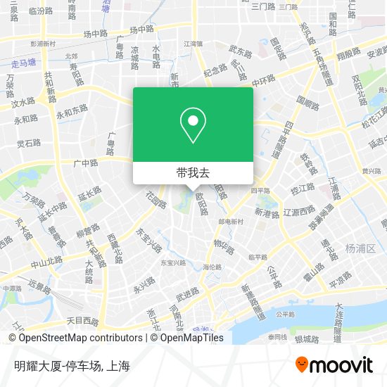 明耀大厦-停车场地图