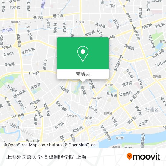 上海外国语大学-高级翻译学院地图