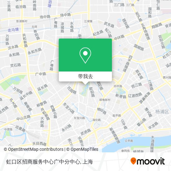 虹口区招商服务中心广中分中心地图
