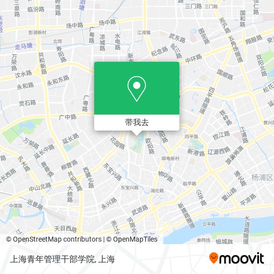 上海青年管理干部学院地图