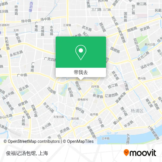 俊福记汤包馆地图