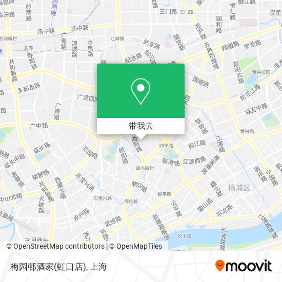 梅园邨酒家(虹口店)地图