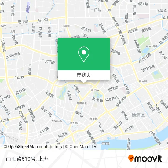 曲阳路510号地图