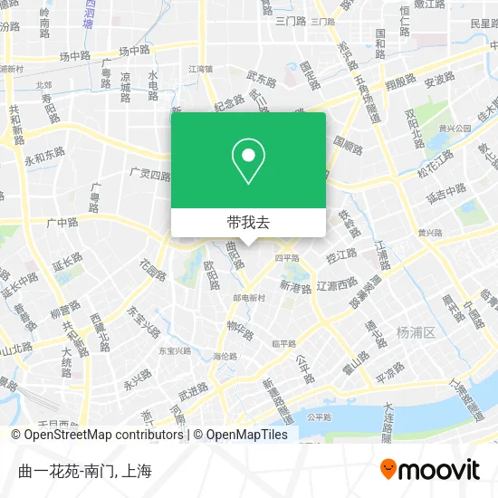 曲一花苑-南门地图