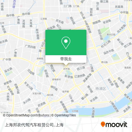 上海邦农代驾汽车租赁公司地图