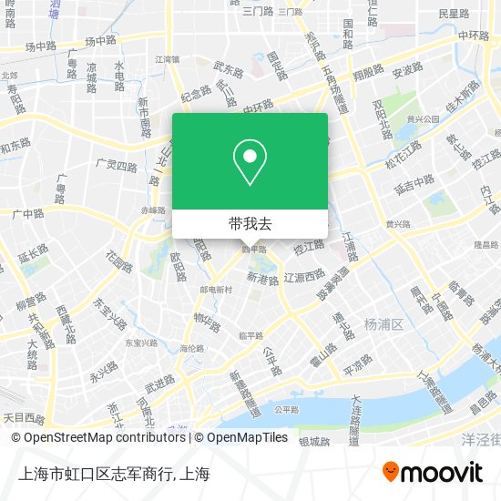 上海市虹口区志军商行地图