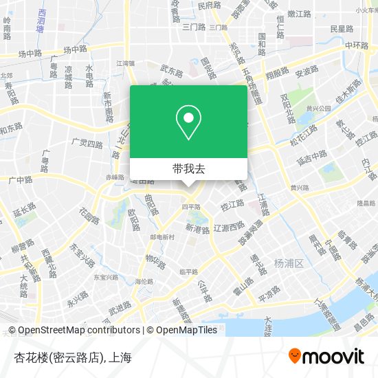 杏花楼(密云路店)地图