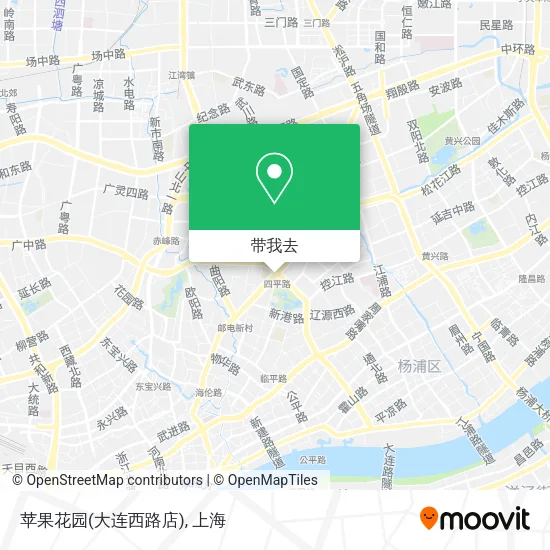 苹果花园(大连西路店)地图