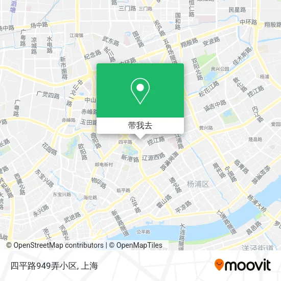四平路949弄小区地图