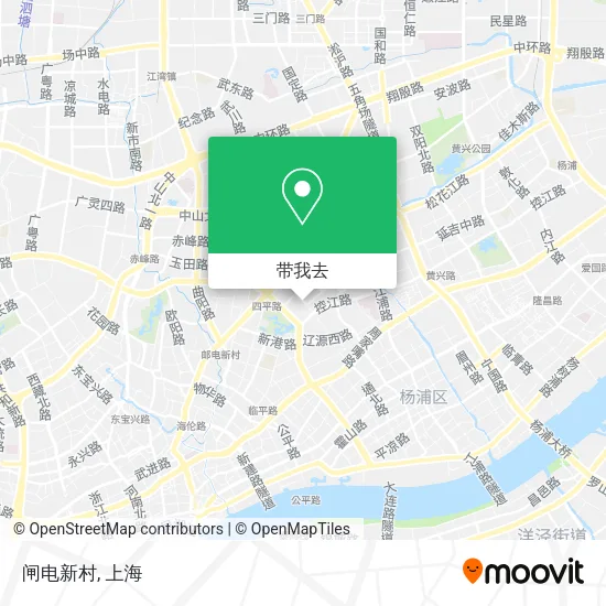 闸电新村地图