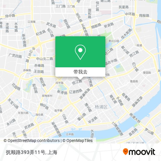 抚顺路393弄11号地图