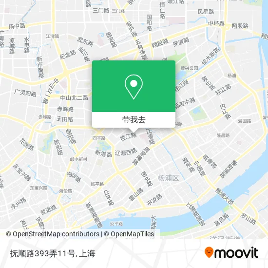 抚顺路393弄11号地图
