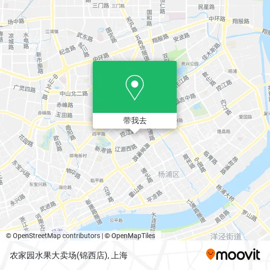 农家园水果大卖场(锦西店)地图