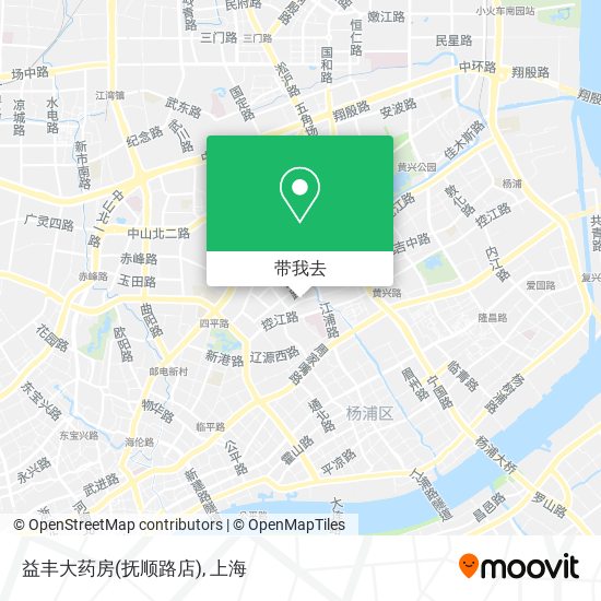 益丰大药房(抚顺路店)地图