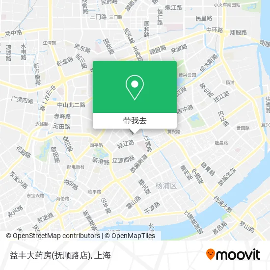 益丰大药房(抚顺路店)地图
