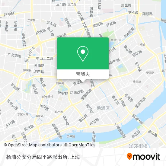 杨浦公安分局四平路派出所地图