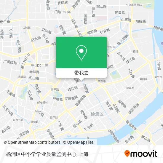 杨浦区中小学学业质量监测中心地图