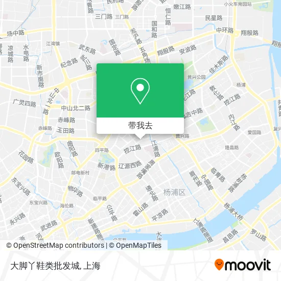 大脚丫鞋类批发城地图
