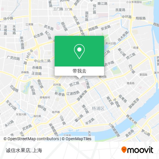 诚信水果店地图