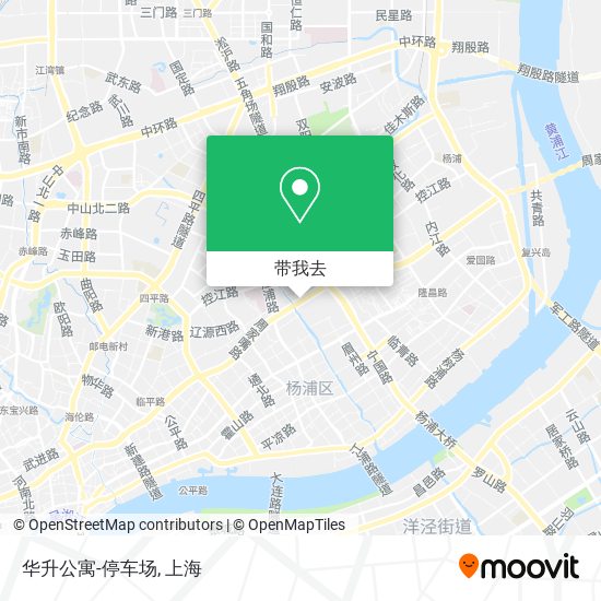 华升公寓-停车场地图