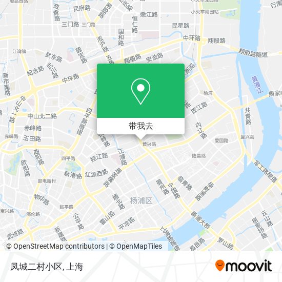 凤城二村小区地图