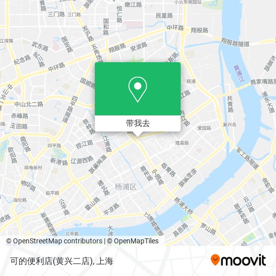 可的便利店(黄兴二店)地图