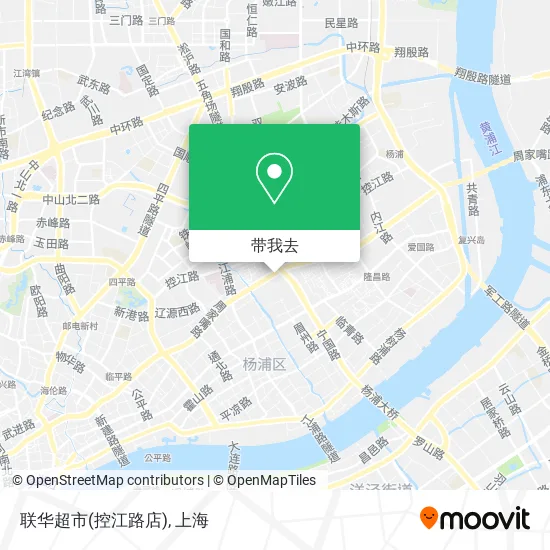联华超市(控江路店)地图