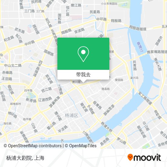 杨浦大剧院地图
