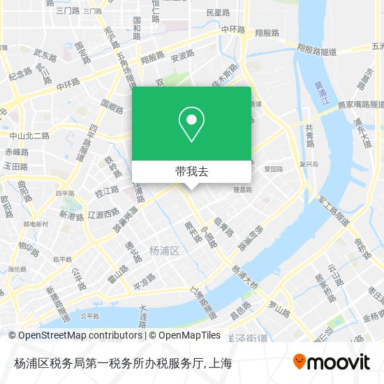 杨浦区税务局第一税务所办税服务厅地图