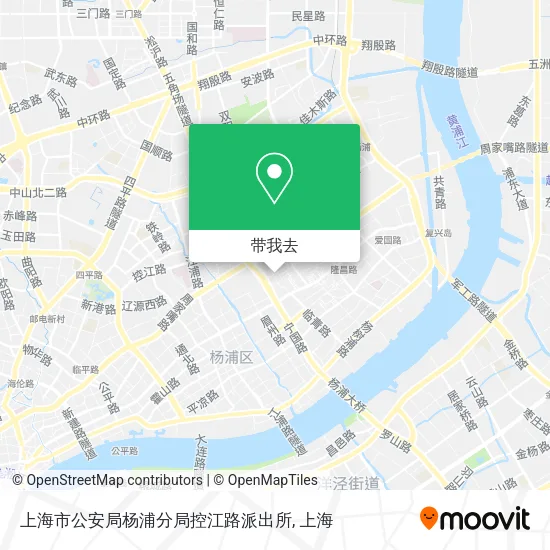 上海市公安局杨浦分局控江路派出所地图
