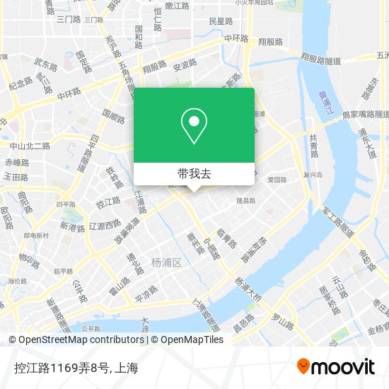 控江路1169弄8号地图
