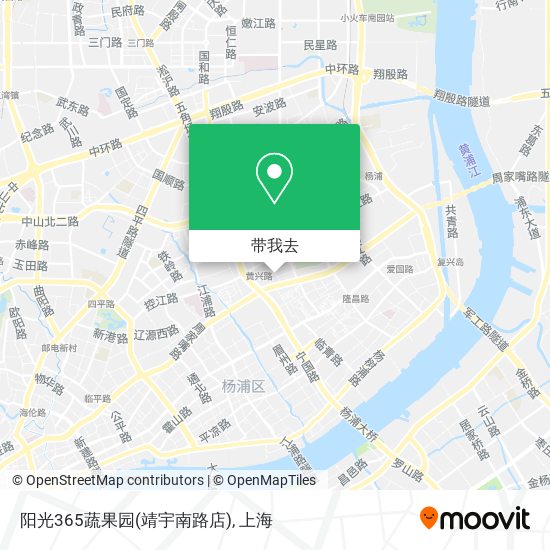 阳光365蔬果园(靖宇南路店)地图