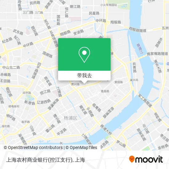 上海农村商业银行(控江支行)地图