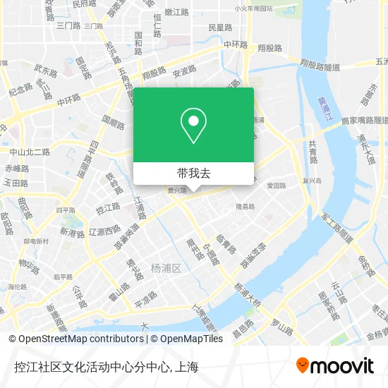 控江社区文化活动中心分中心地图