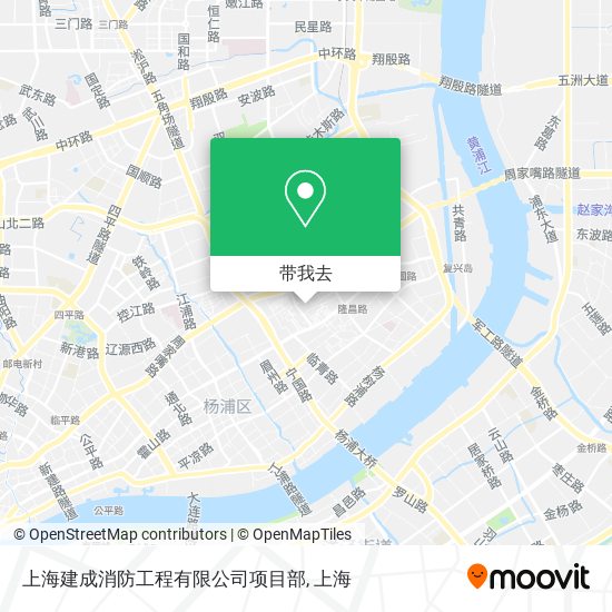 上海建成消防工程有限公司项目部地图