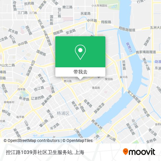 控江路1039弄社区卫生服务站地图