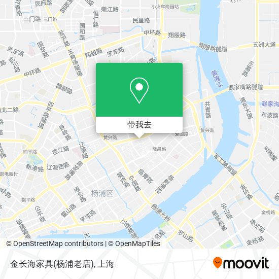 金长海家具(杨浦老店)地图