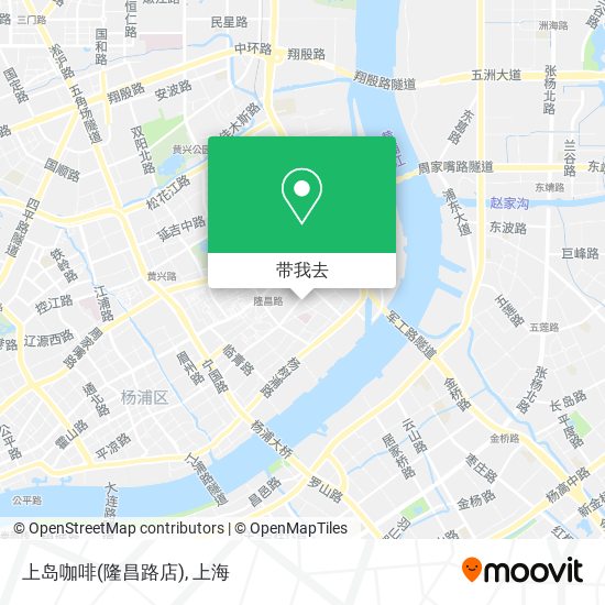 上岛咖啡(隆昌路店)地图