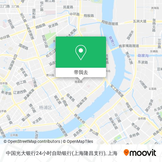 中国光大银行24小时自助银行(上海隆昌支行)地图