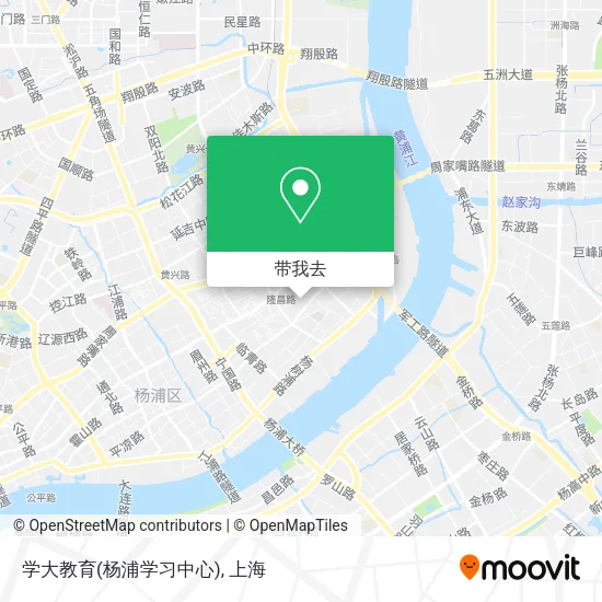 学大教育(杨浦学习中心)地图