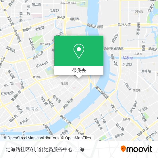定海路社区(街道)党员服务中心地图