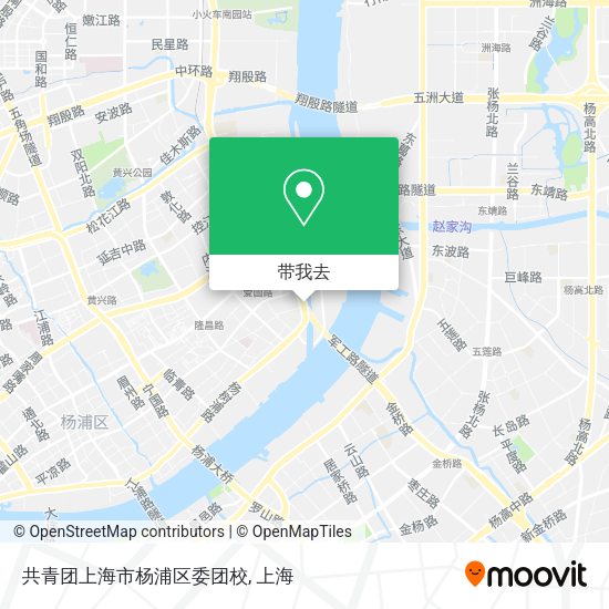 共青团上海市杨浦区委团校地图